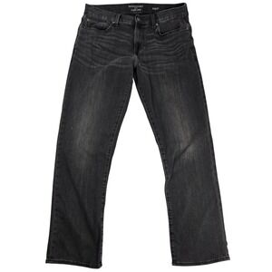 Banana Republic Travel Jeans‎ Mens 34x32 Actual 30 Inseam Slim Fit Black Stretch